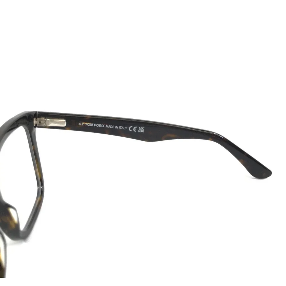 Tom Ford Eyeglasses Frames TF6069-B 052 Tortoise with Magnetic Clip-On 54-14-140